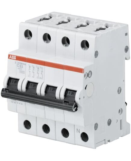 ABB Miniature Circuit Breaker - S200M - 4P - C, image 